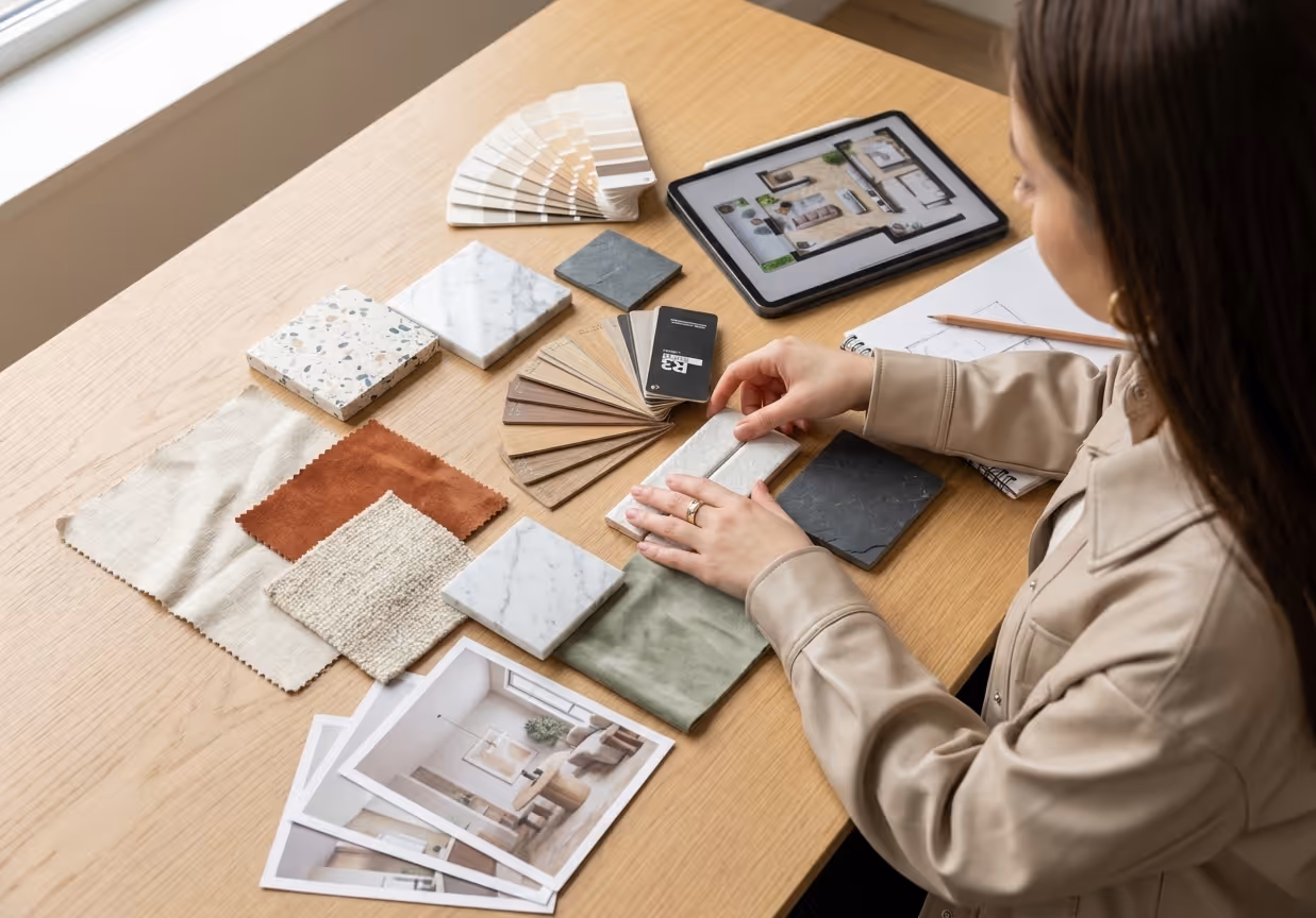 Dobór materiałów i moodboard – Stefańska Design